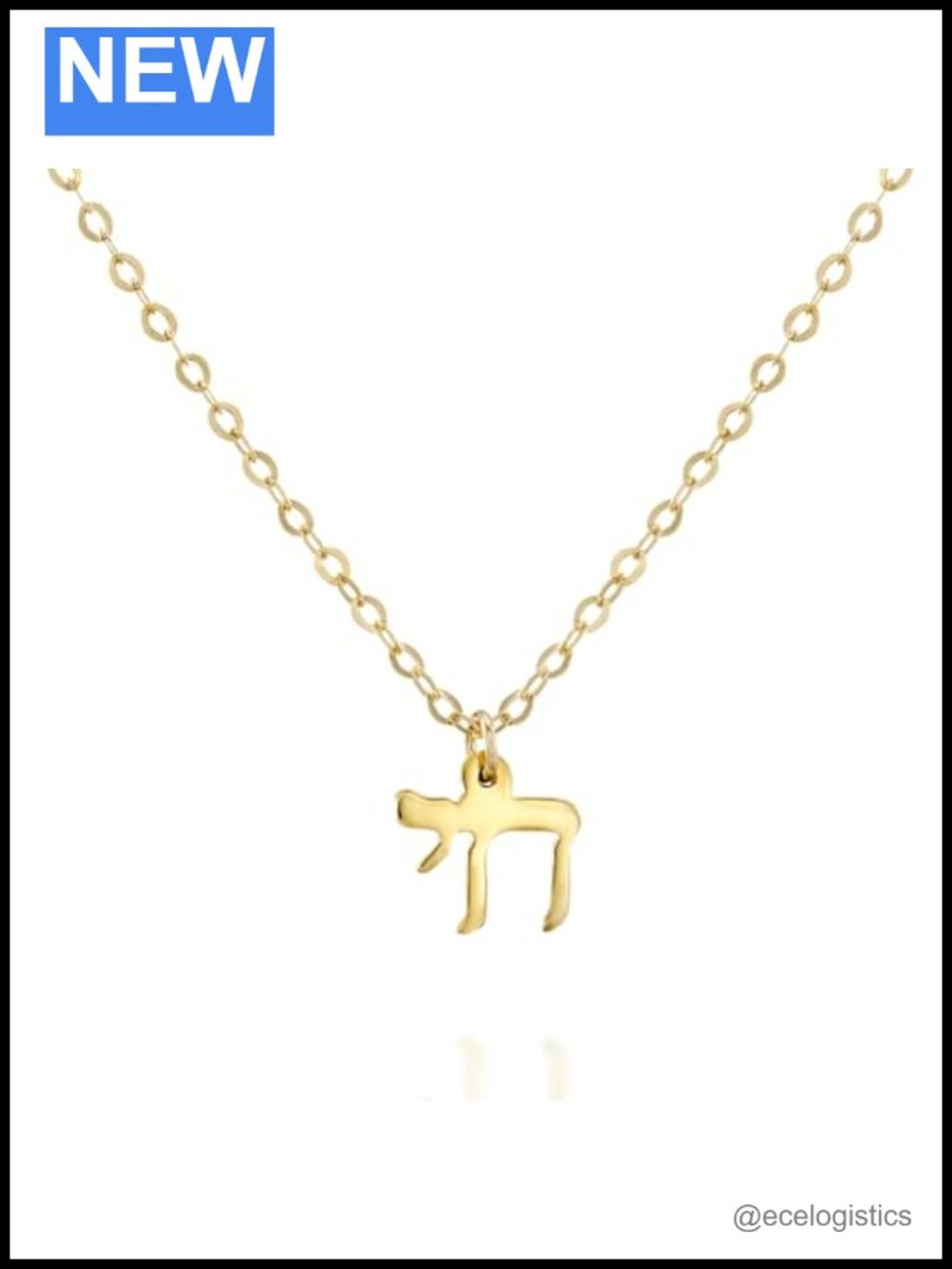 Chai Necklace Delicate Hebrew Chai Pendant 14k Gold Filled Minimalist Jewish
